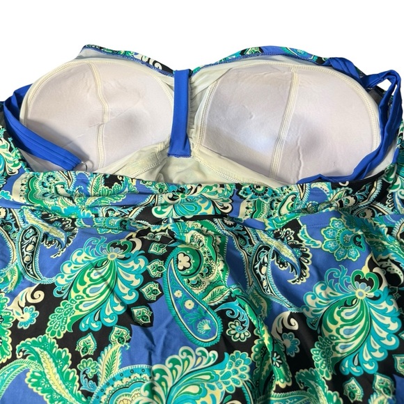 Catherines Swim Dress One Piece Swimsuit Sailboat - Picture 15 of 15